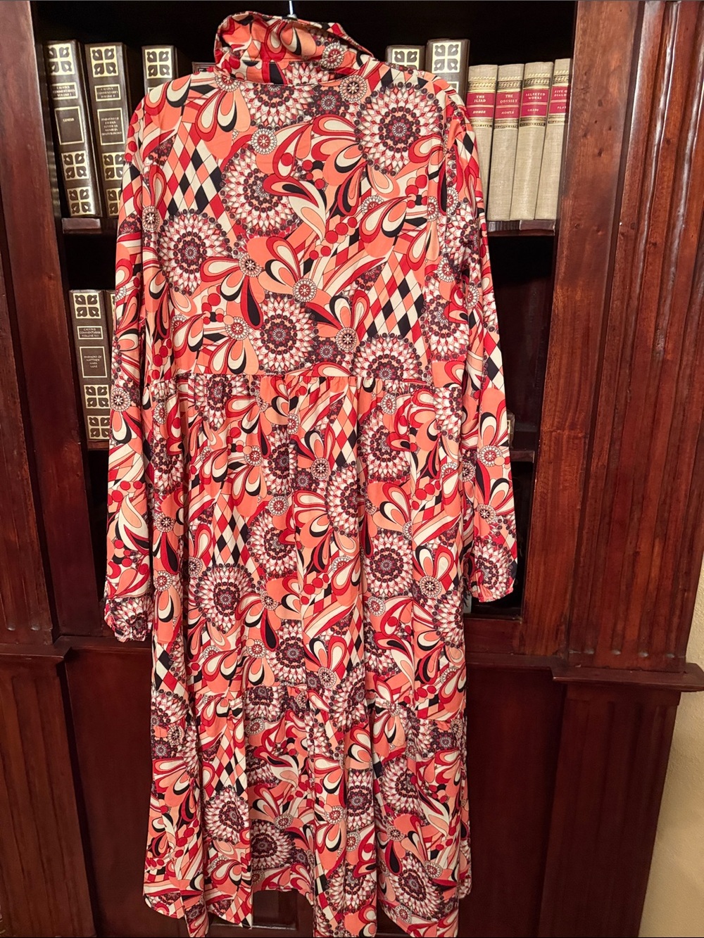 First Love by First love Coral Floral Print dress. P P 50 great for now and fall